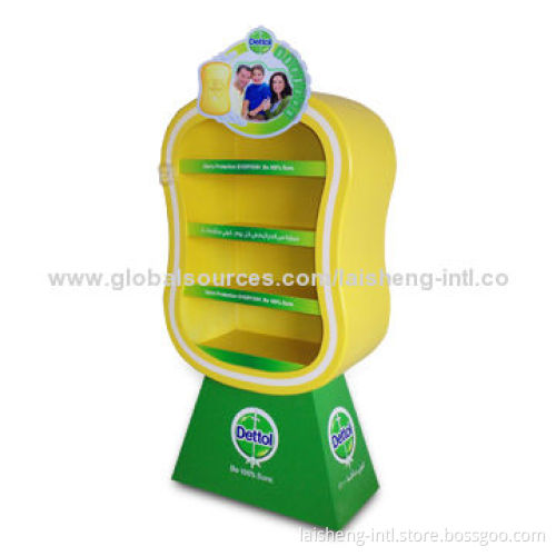 POP Wooden Display Rack, Available in 6 Colors, Measures 800 x 400 x 1598mm